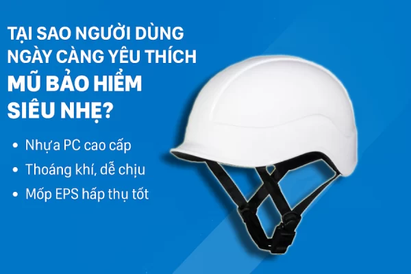 Lý do mũ bảo hiểm siêu nhẹ ngày càng được ưa chuộng