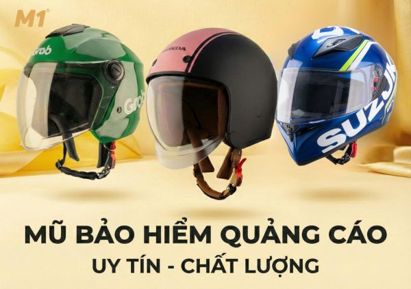 Mũ bảo hiểm quảng cáo uy tính - chất lượng