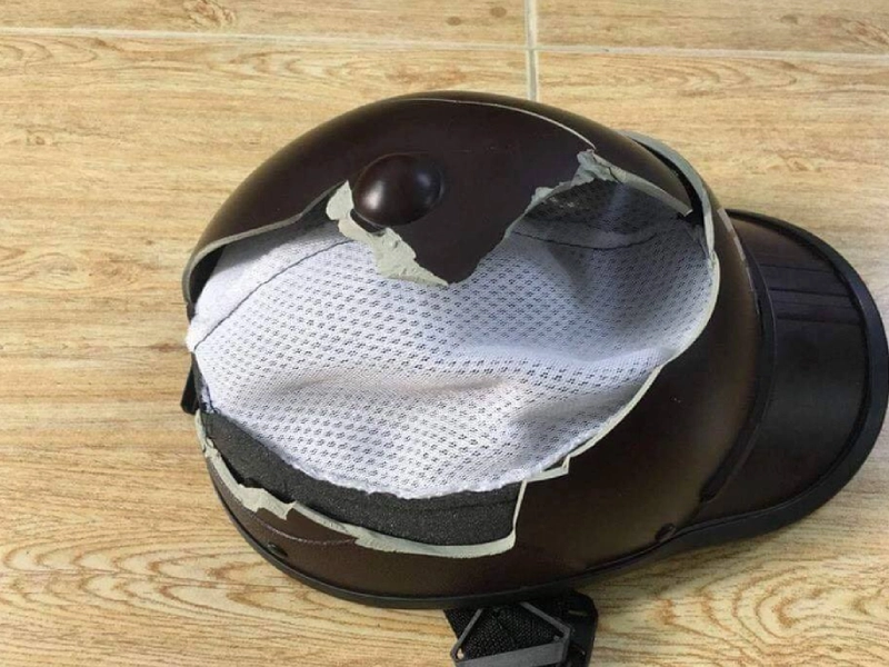 Mũ bảo hiểm 30k-70k không có khả năng bảo vệ nếu có va chạm xảy ra