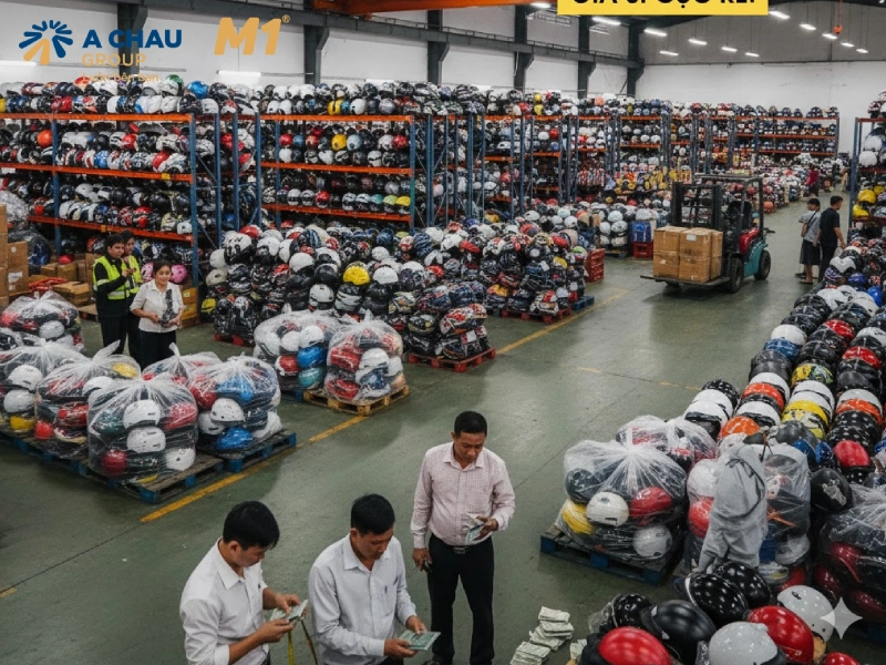 Thị trường nón bảo hiểm giá sỉ ở tp. HCM rất sôi động