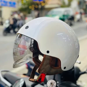 Mũ bảo hiểm nữa đầu kính âm