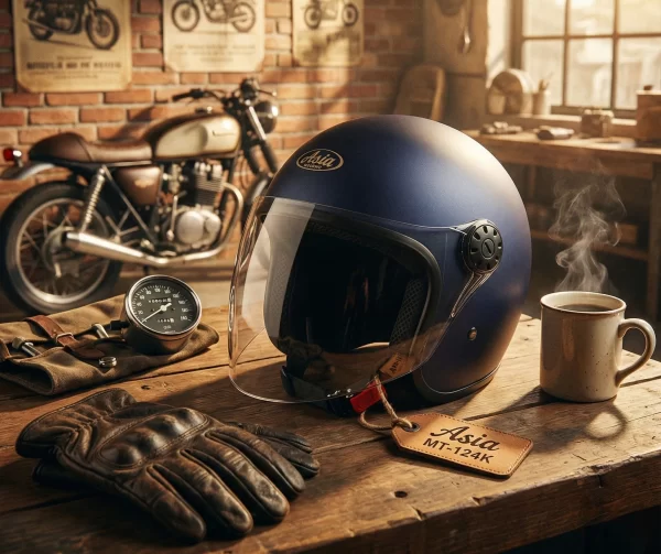 Mũ bảo hiểm cổ điển Asia MT-124K
