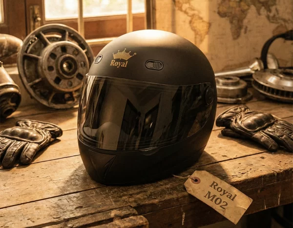 Mũ bảo hiểm cổ điển Royal M02