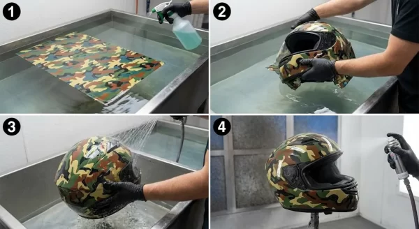 Sơn nhúng nón bảo hiểm