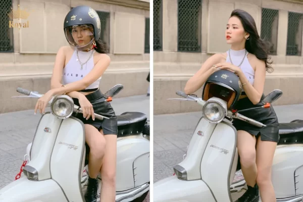 Mũ bảo hiểm chống nắng 3/4 Royal M139