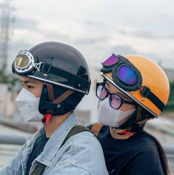 Mũ bảo hiểm phượt nửa đầu