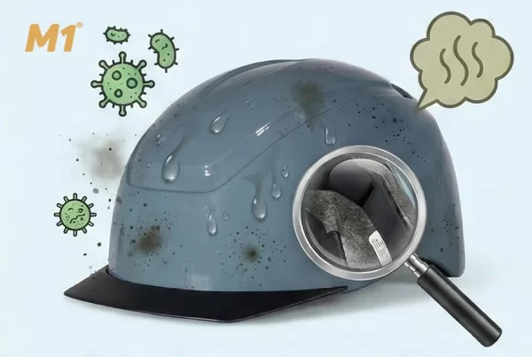 Nguyên nhân mũ bảo hiểm siêu nhẹ bẩn