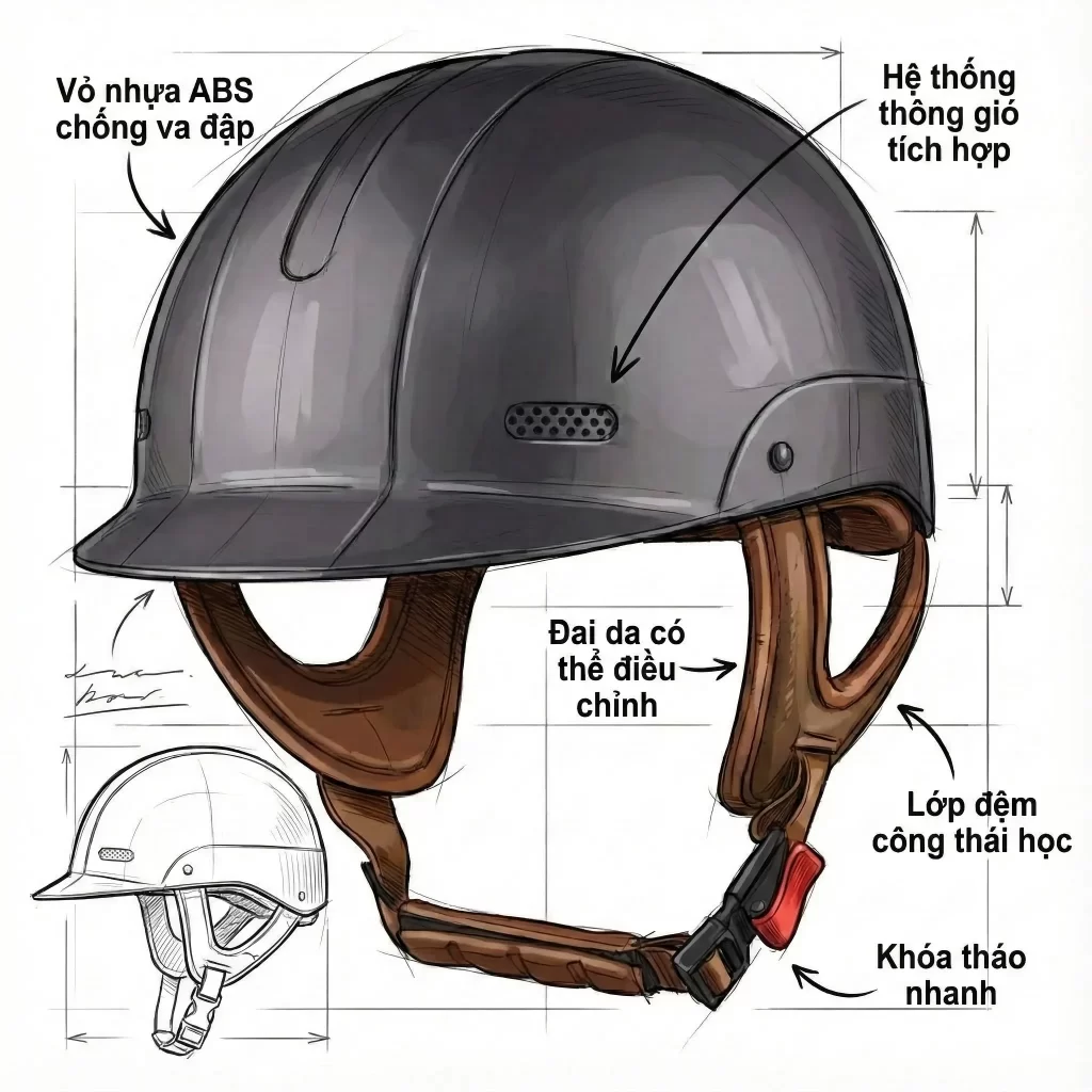 Yếu tố làm nên sự khác biệt của mũ bảo hiểm siêu nhẹ cao cấp