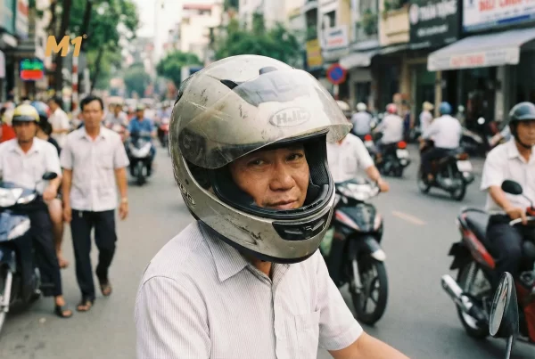 Mũ bảo hiểm bị rộng