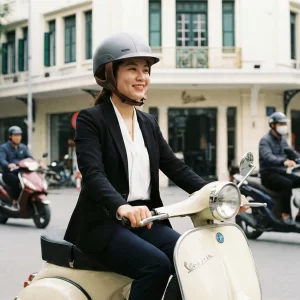 Mũ bảo hiểm siêu nhẹ cho nữ văn phòng nên chọn loại nào