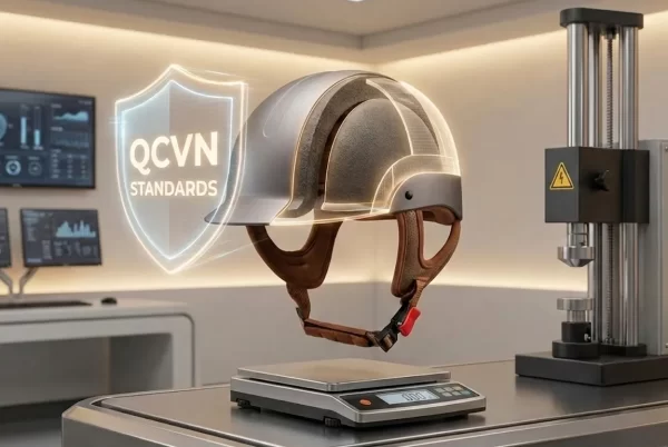 Mũ bảo hiểm siêu nhẹ được chứng nhận QCVN