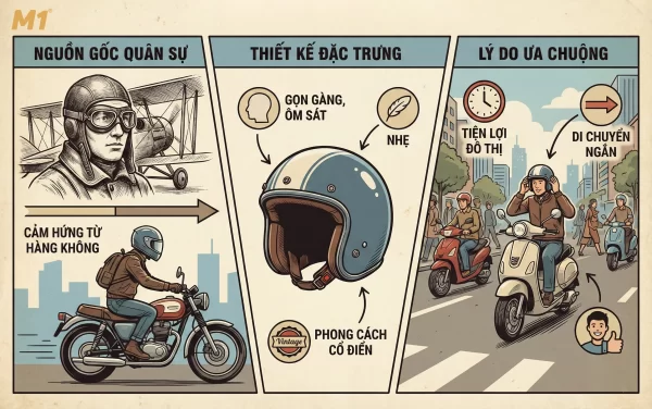 Nguồn gốc và lý do mũ phi công được ưa chuộng