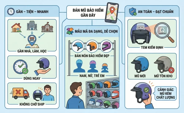 Những điều người mua mũ bảo hiểm cần quan tâm