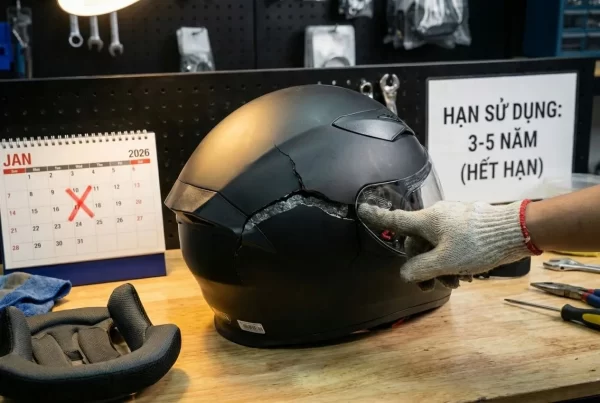 Những trường hợp không nên sửa nón bảo hiểm