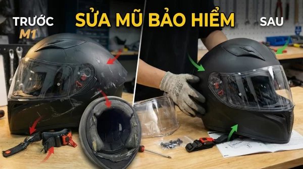 Sửa mũ bảo hiểm