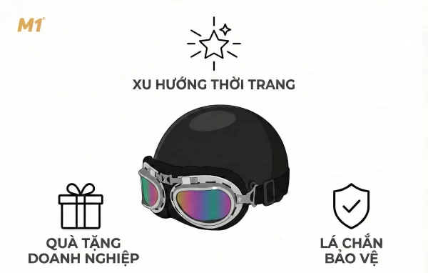 Xu hướng mũ phi công tại Việt Nam