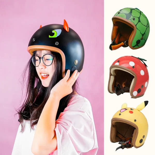 Mũ bảo hiểm 3/4 đầu 