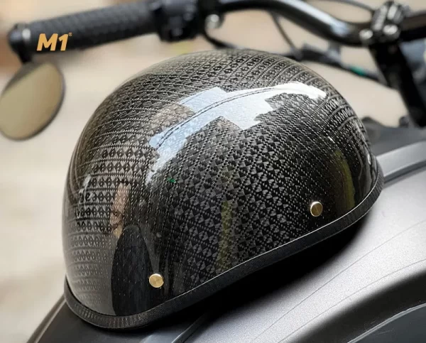 Mũ bảo hiểm carbon nửa đầu