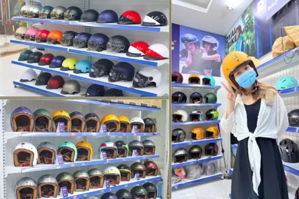 Shop mũ bảo hiểm cung cấp đa dạng mẫu mã