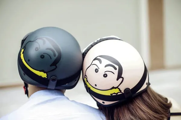 Mũ bảo hiểm cặp cute