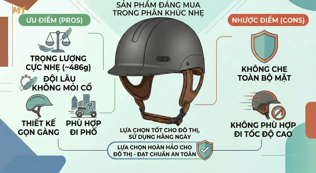 Có nên mua mũ bảo hiểm M1S04 không