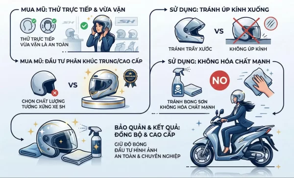 Kinh nghiệm mua và sử dụng để giữ hình ảnh luôn sang trọng