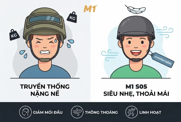 Mũ nhẹ mang lại sự khác biệt thế nào khi sử dụng