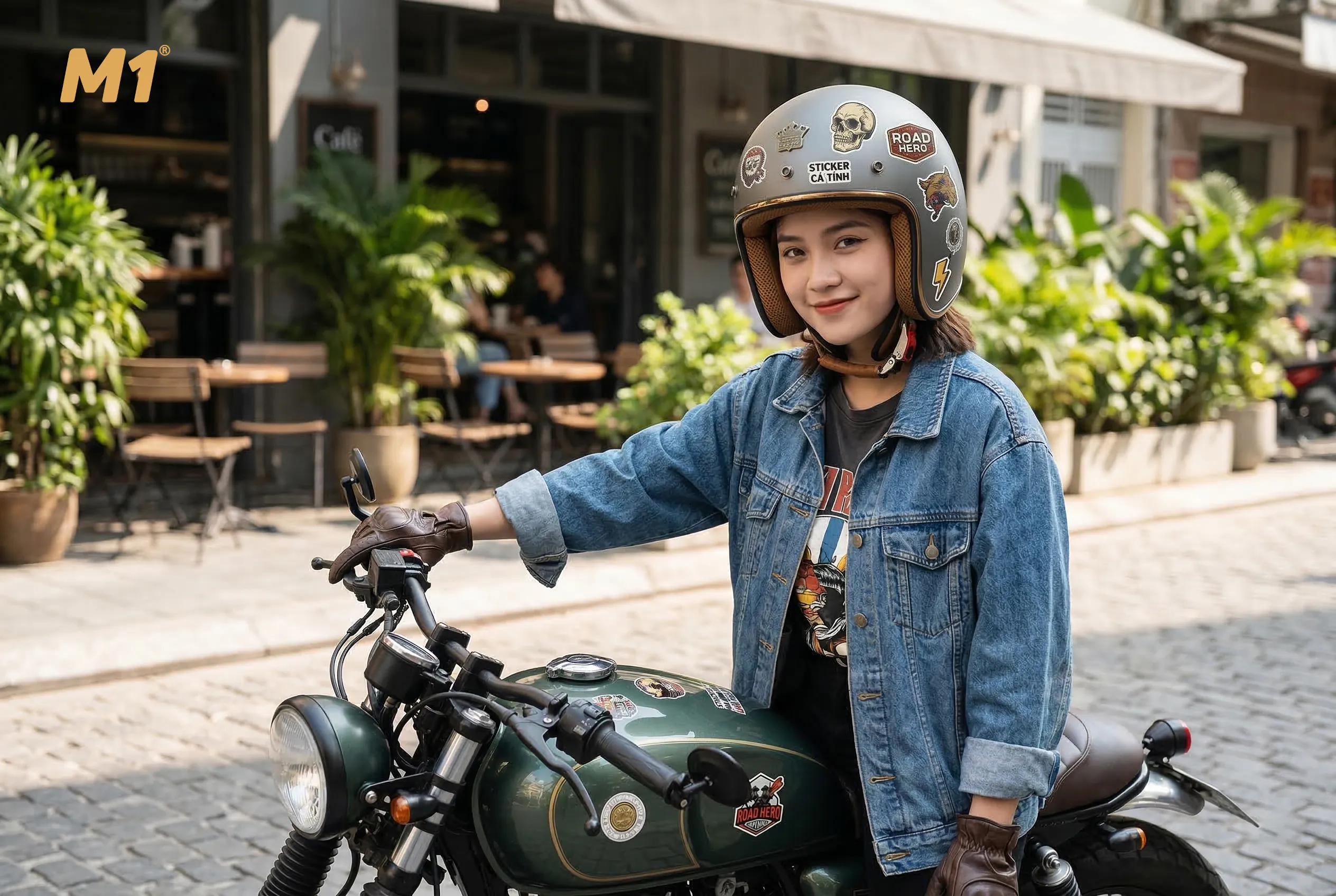 Sticker dán mũ bảo hiểm đẹp cá tính chống trầy cực chất cho mọi loại nón