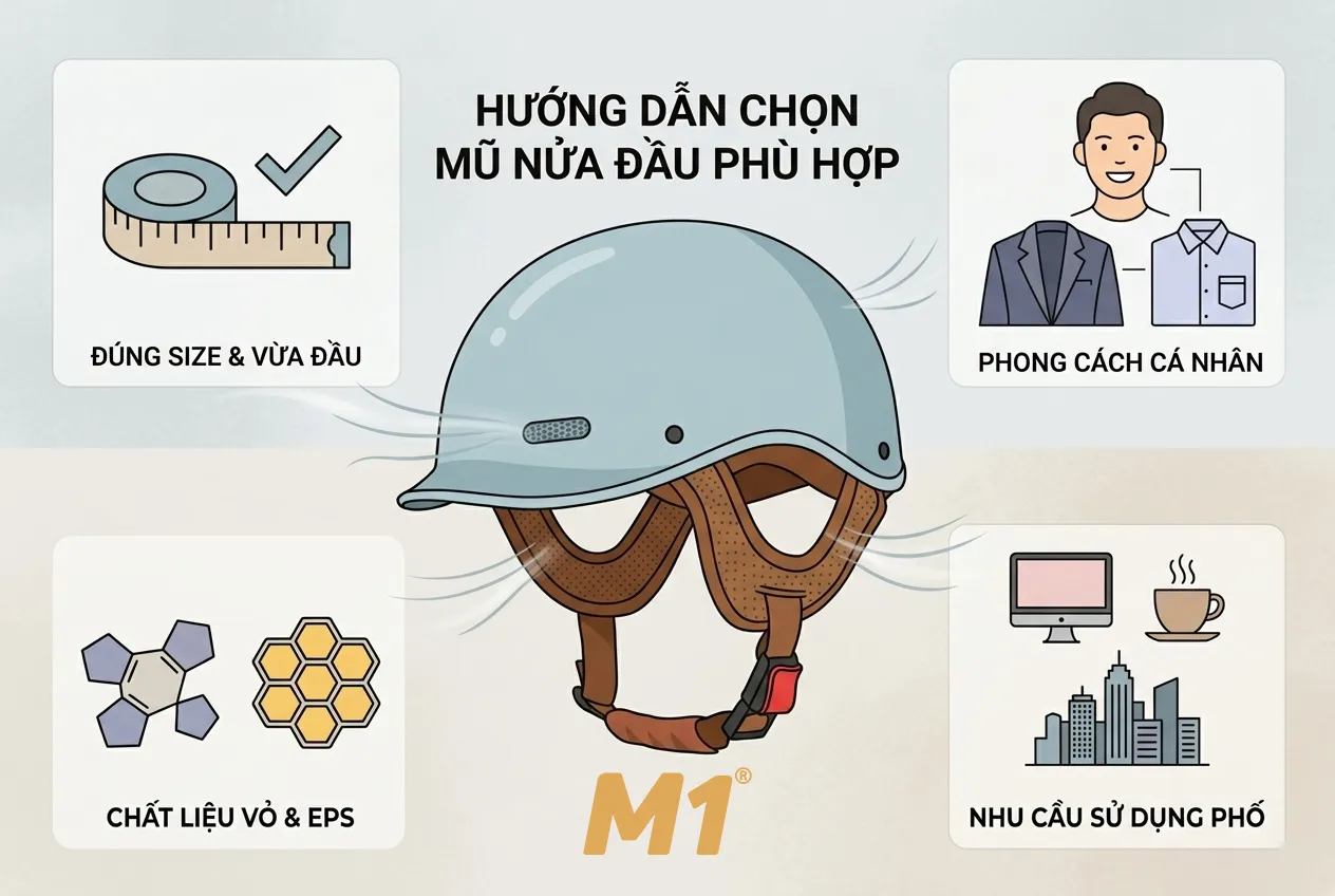 Cách chọn mũ nửa đầu thời trang phù hợp nam và nữ
