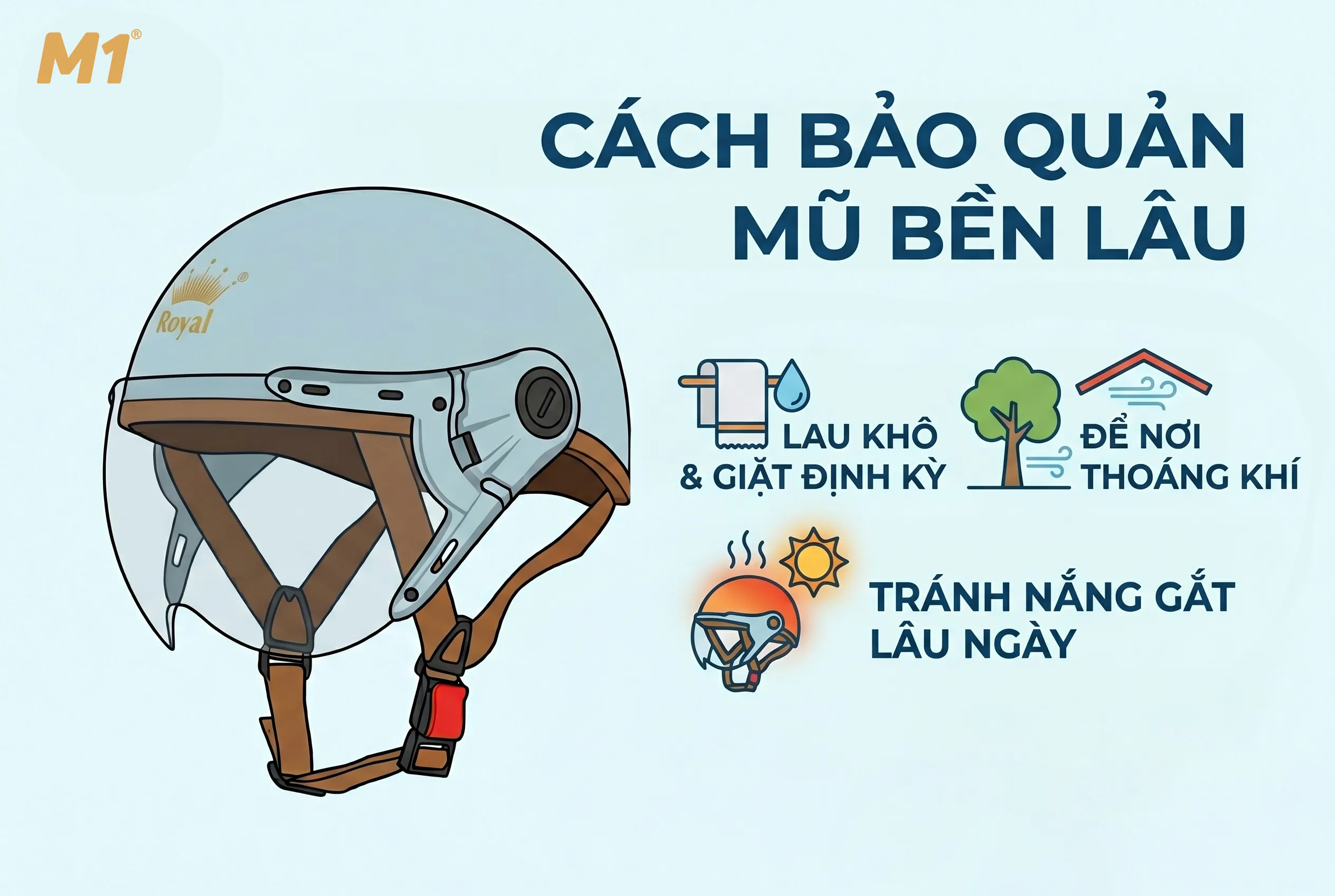 Cách sử dụng và bảo quản mũ siêu nhẹ bền lâu