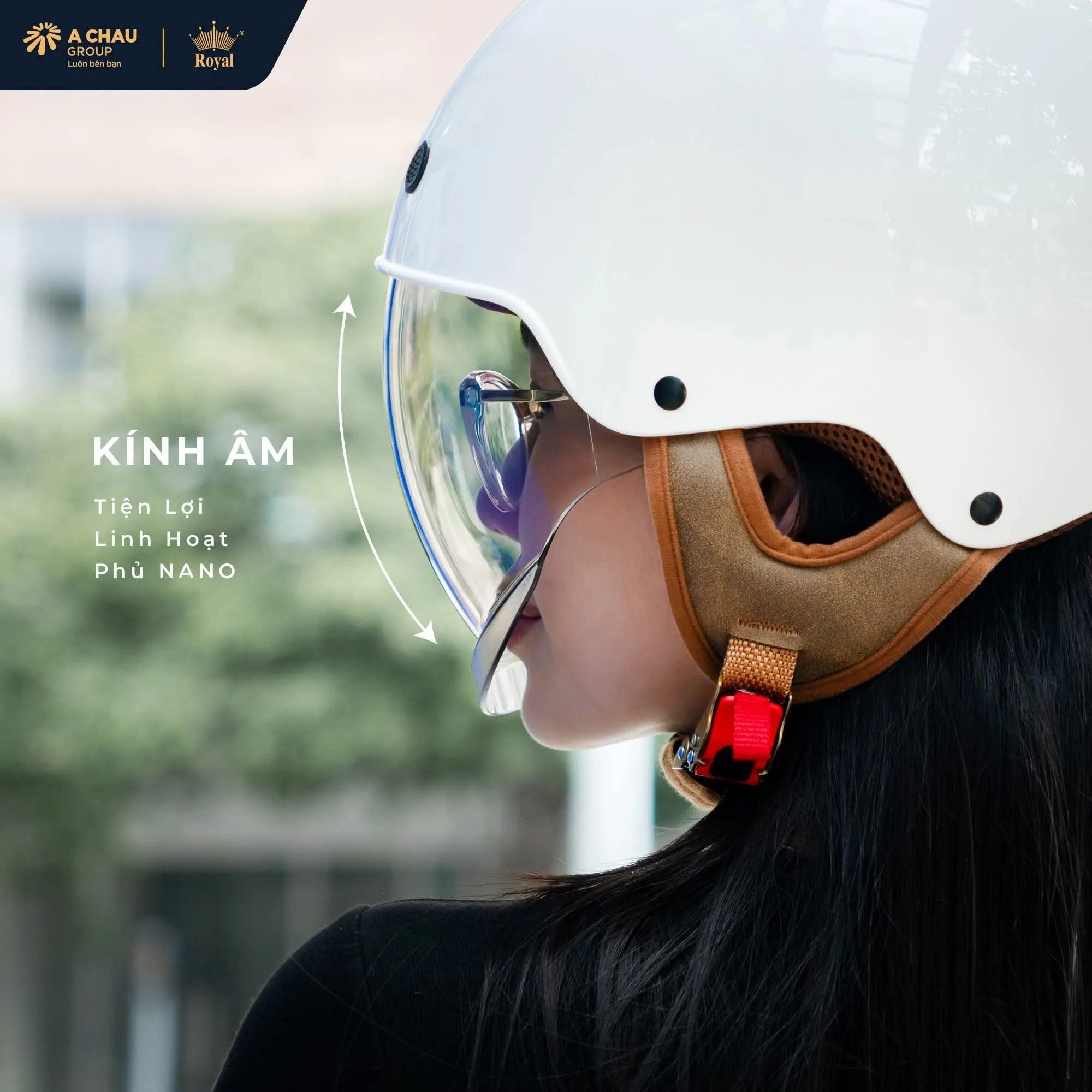 Mũ 1/2 có kính chống nắng là gì