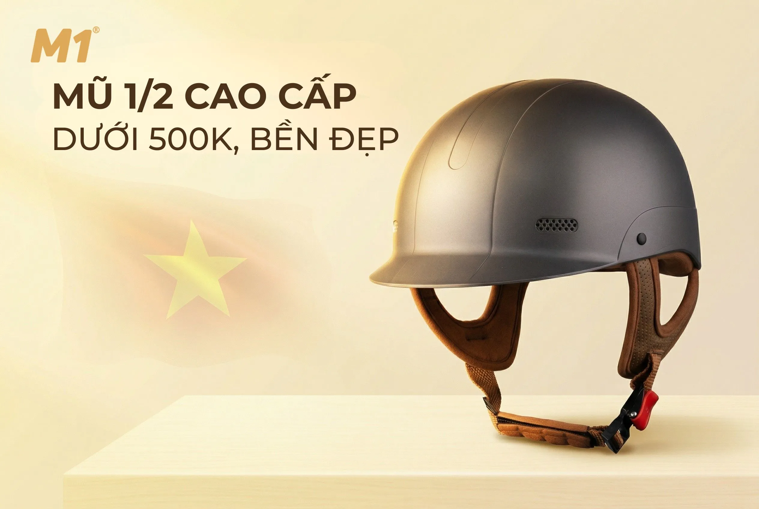 Mũ bảo hiểm nửa đầu dưới 500k