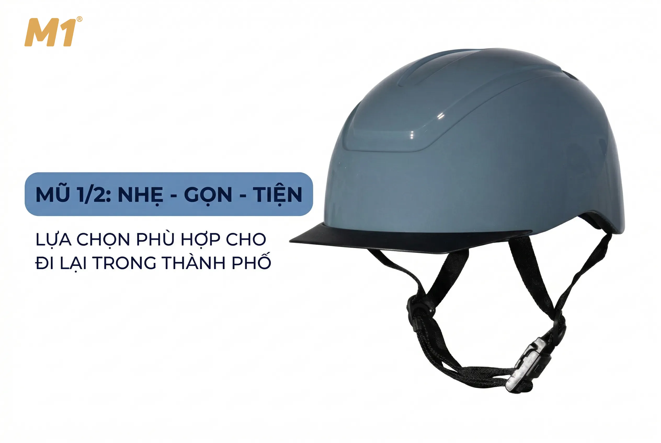 Mũ bảo hiểm nửa đầu là gì? Đặc điểm và đối tượng phù hợp