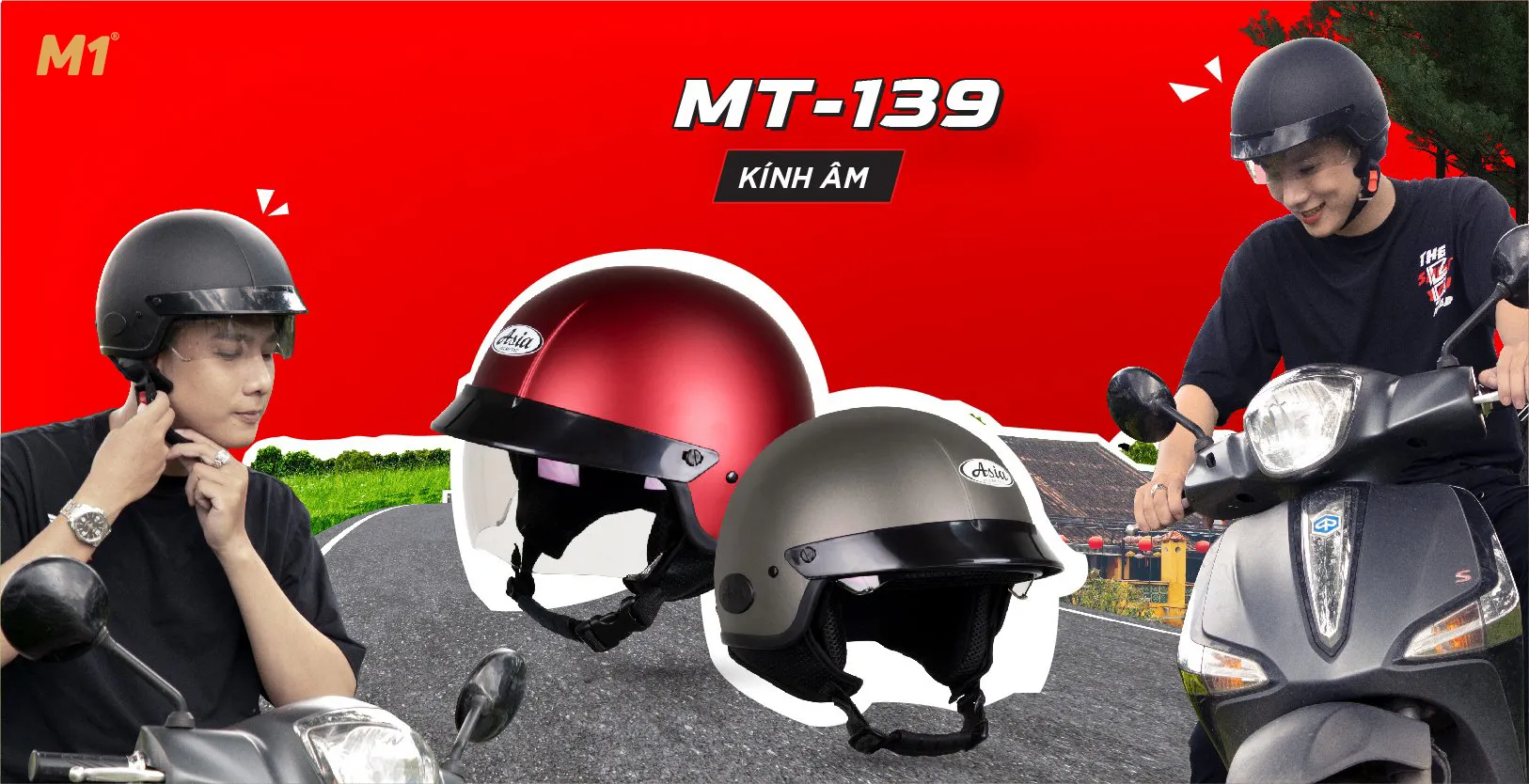 Mũ bảo hiểm ASIA MT-139