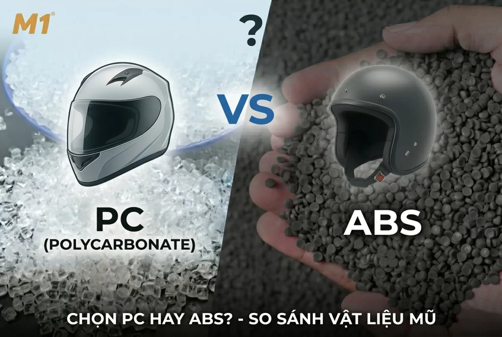 Nhựa ABS và PC loại nào tốt hơn cho mũ bảo hiểm?