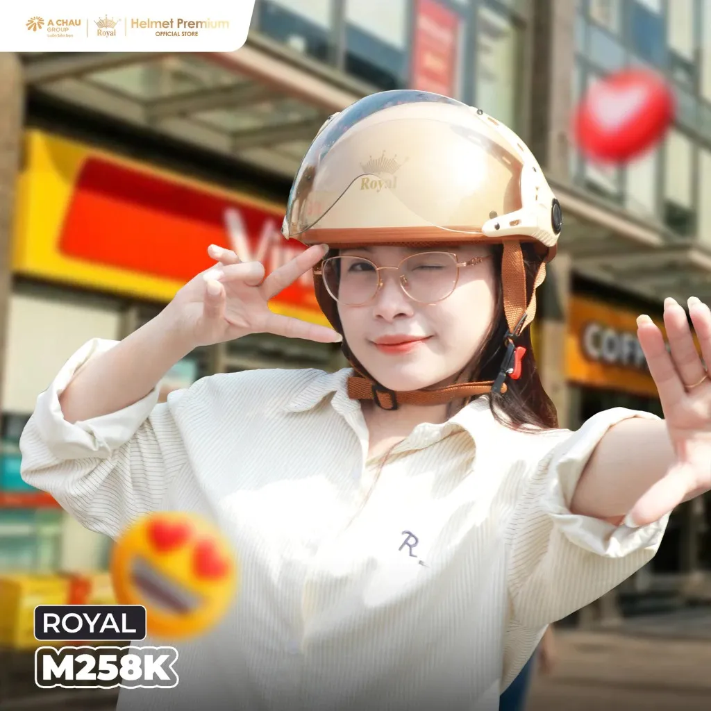 Mũ bảo hiểm Rroyal M258K
