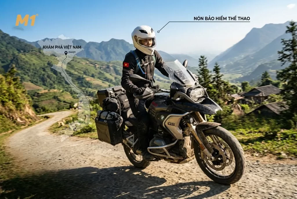 Nón bảo hiểm thể thao lựa chọn năng động an toàn cho người trẻ hiện đại