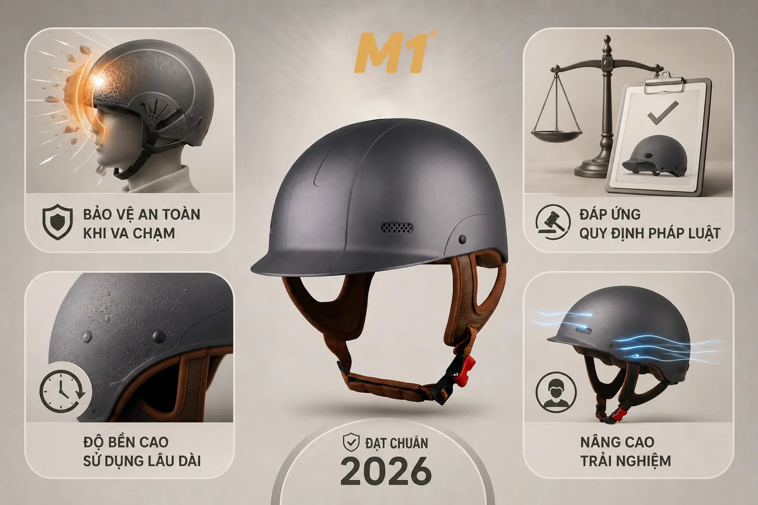 Vì sao QCVN quan trọng với mũ bảo hiểm