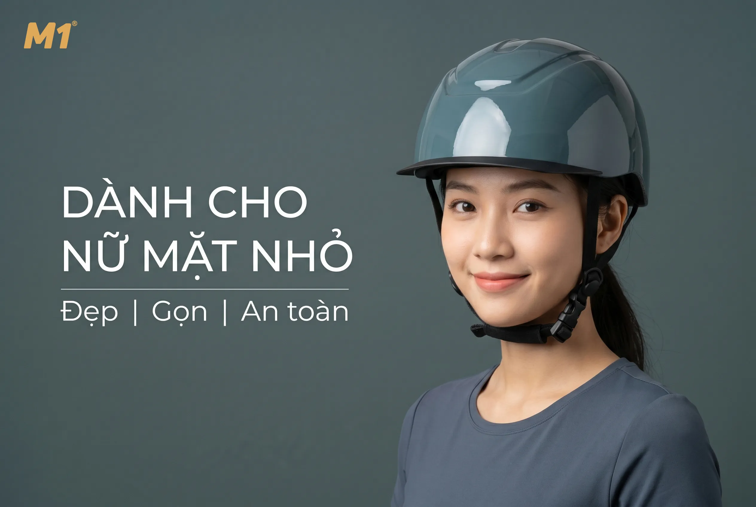 Mũ bảo hiểm cho nữ mặt nhỏ cách chọn đẹp gọn và an toàn