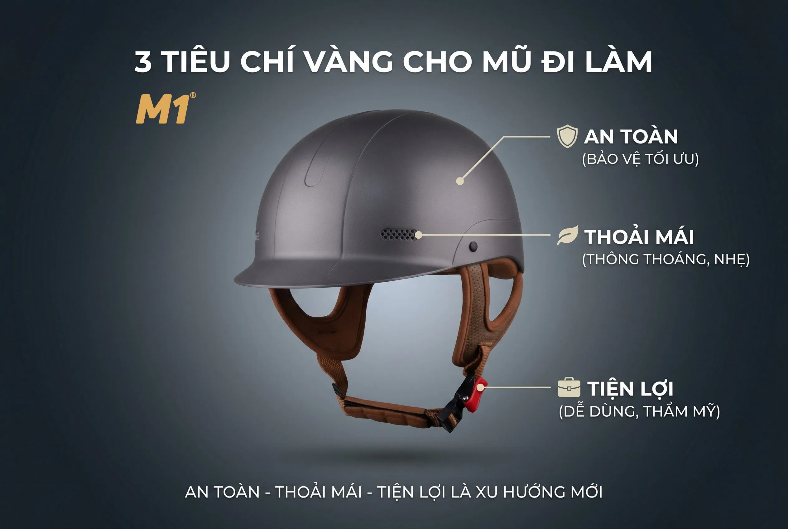 Mũ bảo hiểm đi làm hằng ngày quan trọng như thế nào
