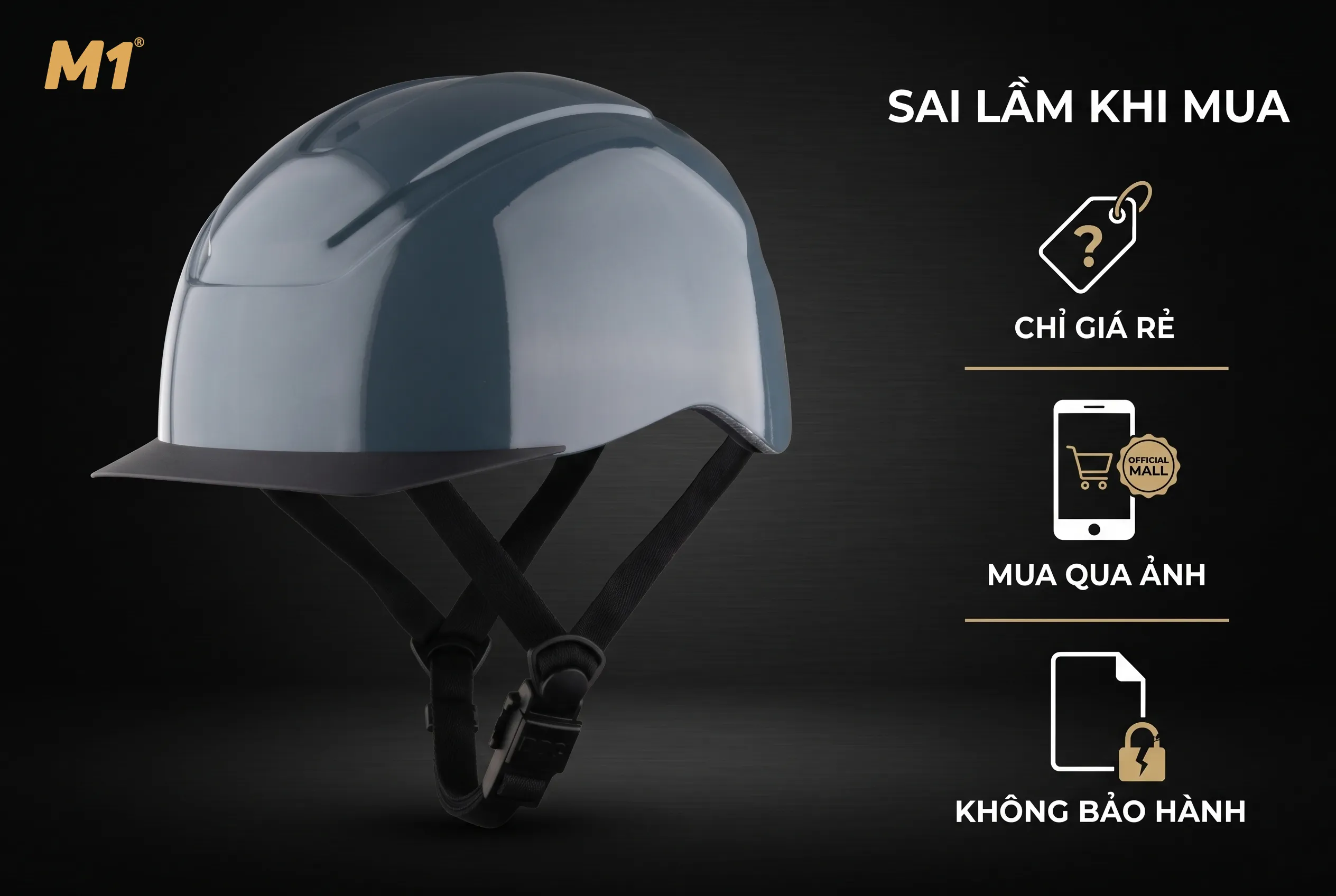 Những sai lầm khi mua mũ bảo hiểm siêu nhẹ