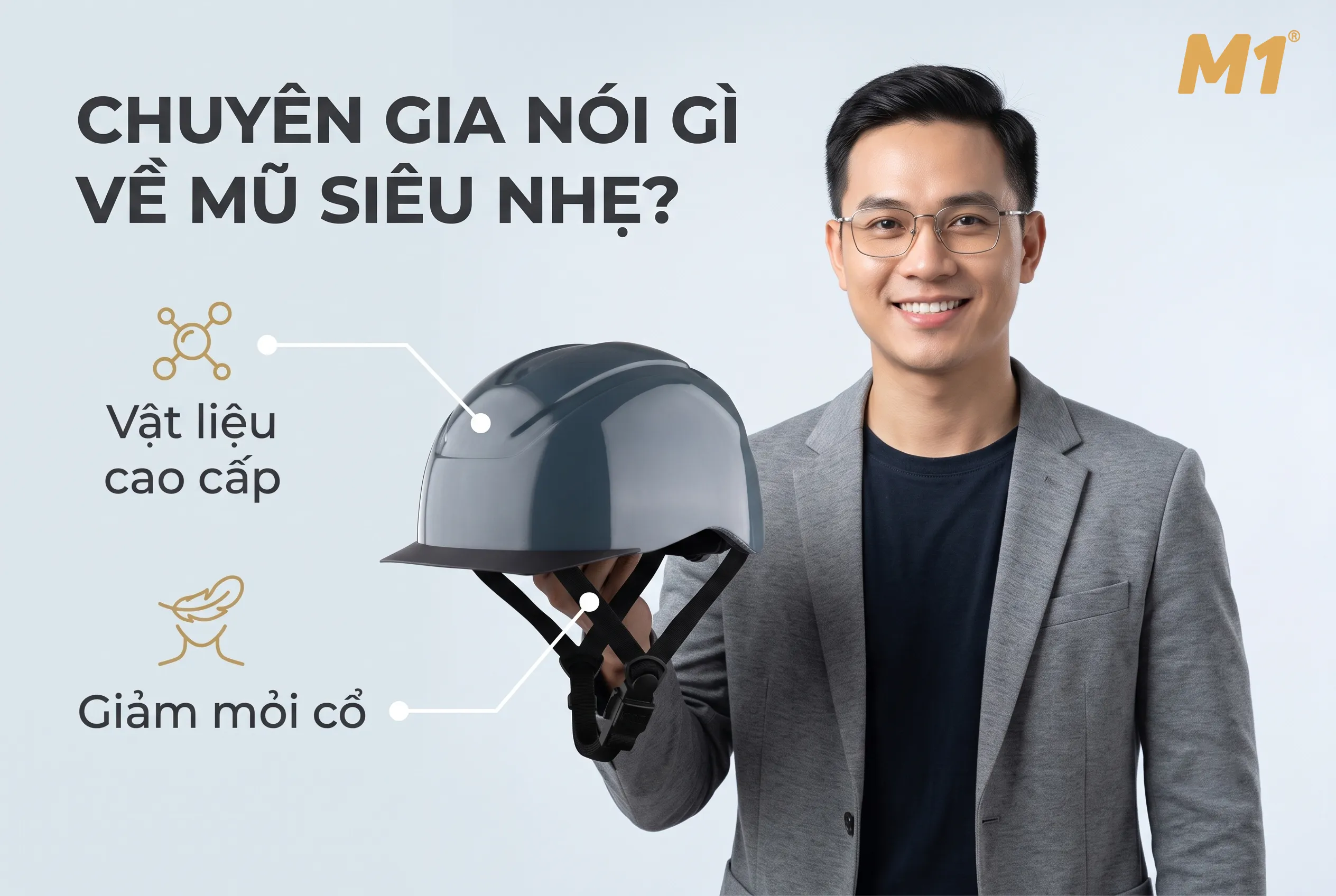Chuyên gia nói gì về mũ bảo hiểm siêu nhẹ