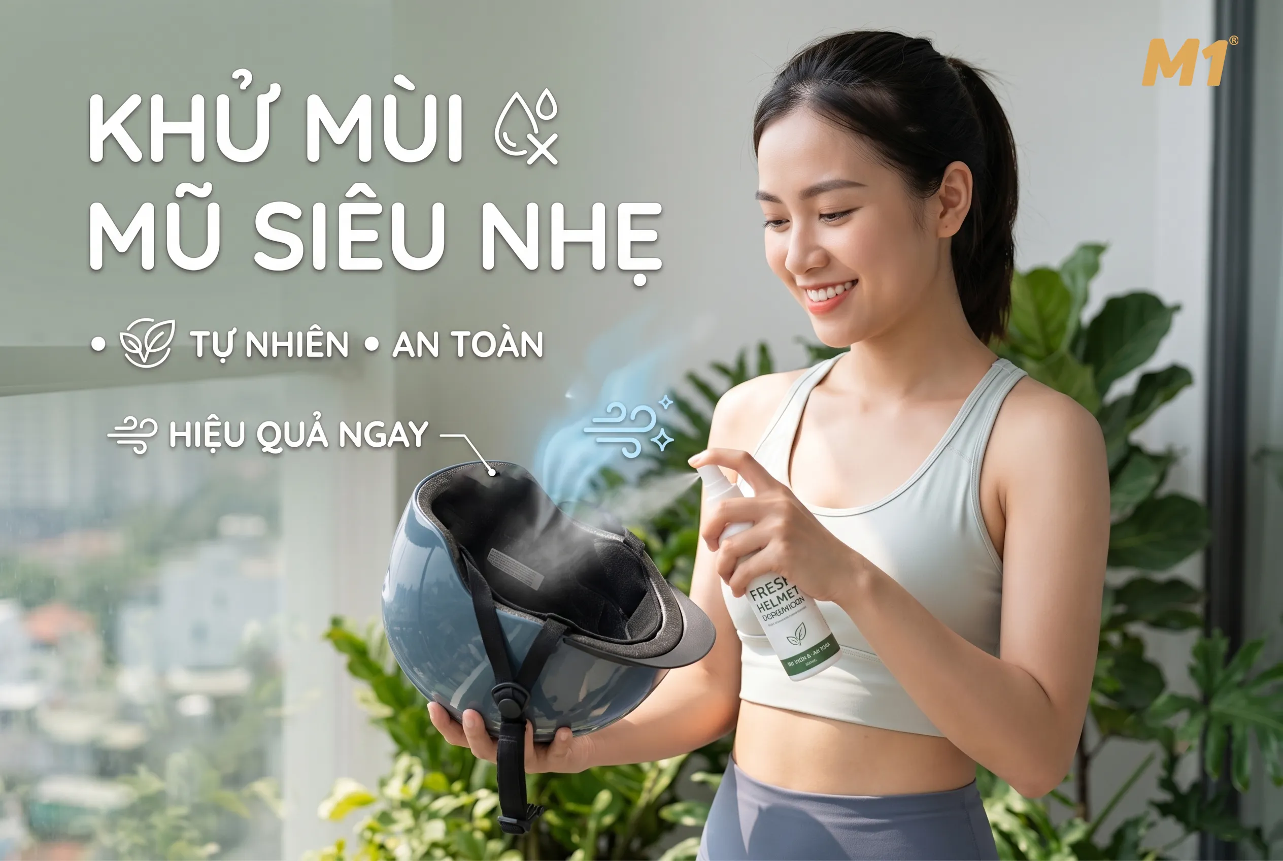 Làm thế nào để khử mùi hôi trong mũ bảo hiểm siêu nhẹ hiệu quả và an toàn
