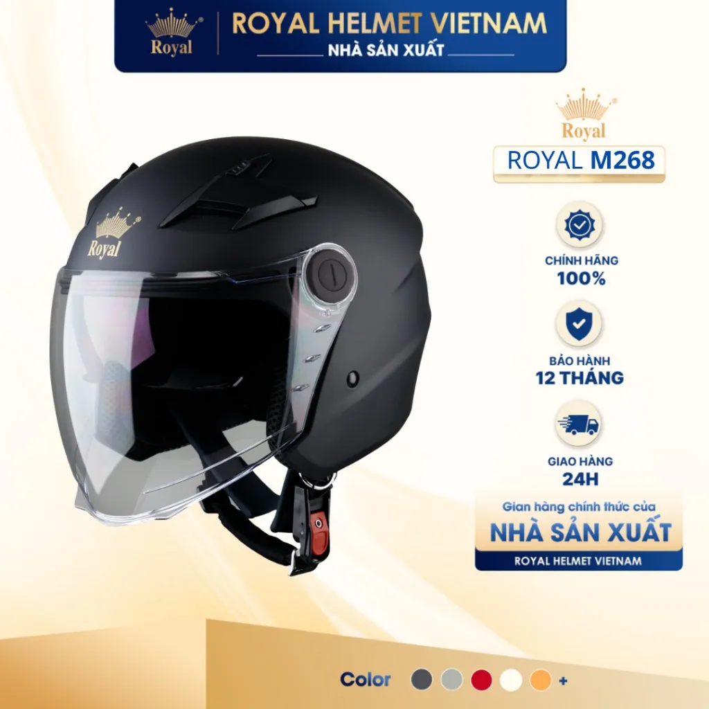 Mũ bảo hiểm Royal M268