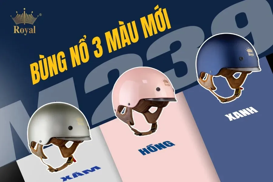 Mũ bảo hiểm Royal M239