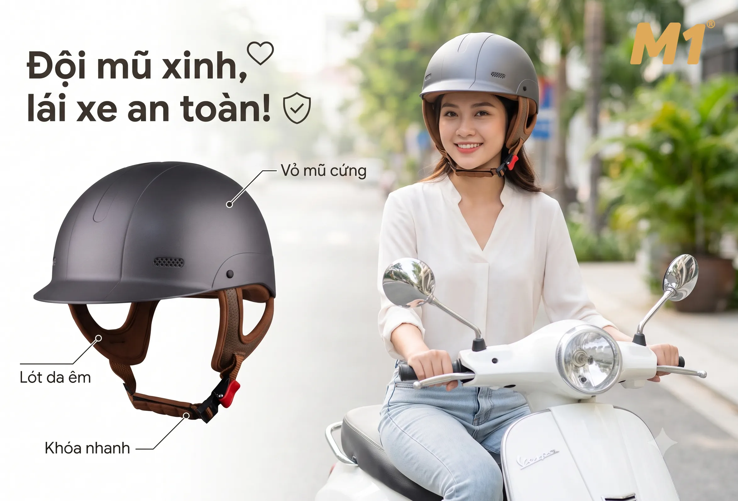 Mũ bảo hiểm M1 S04