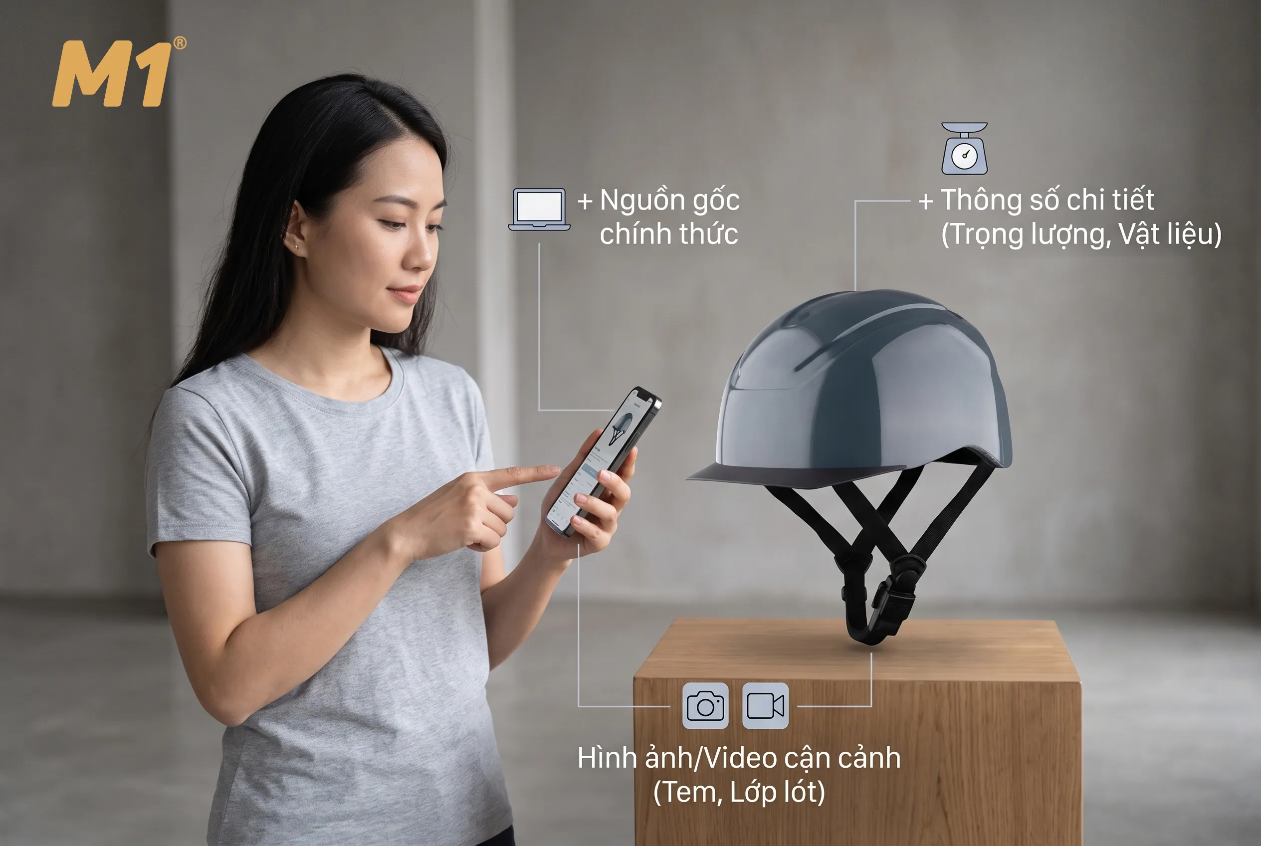 Cách nhận biết mũ bảo hiểm siêu nhẹ online đáng tin cậy