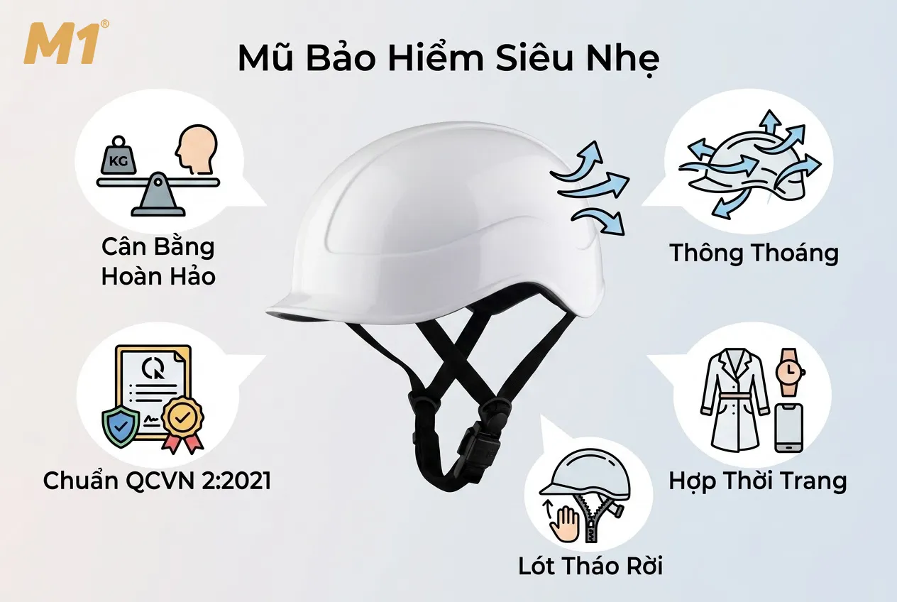 Doanh nghiệp nên làm gì khi nhu cầu mũ bảo hiểm siêu nhẹ tăng