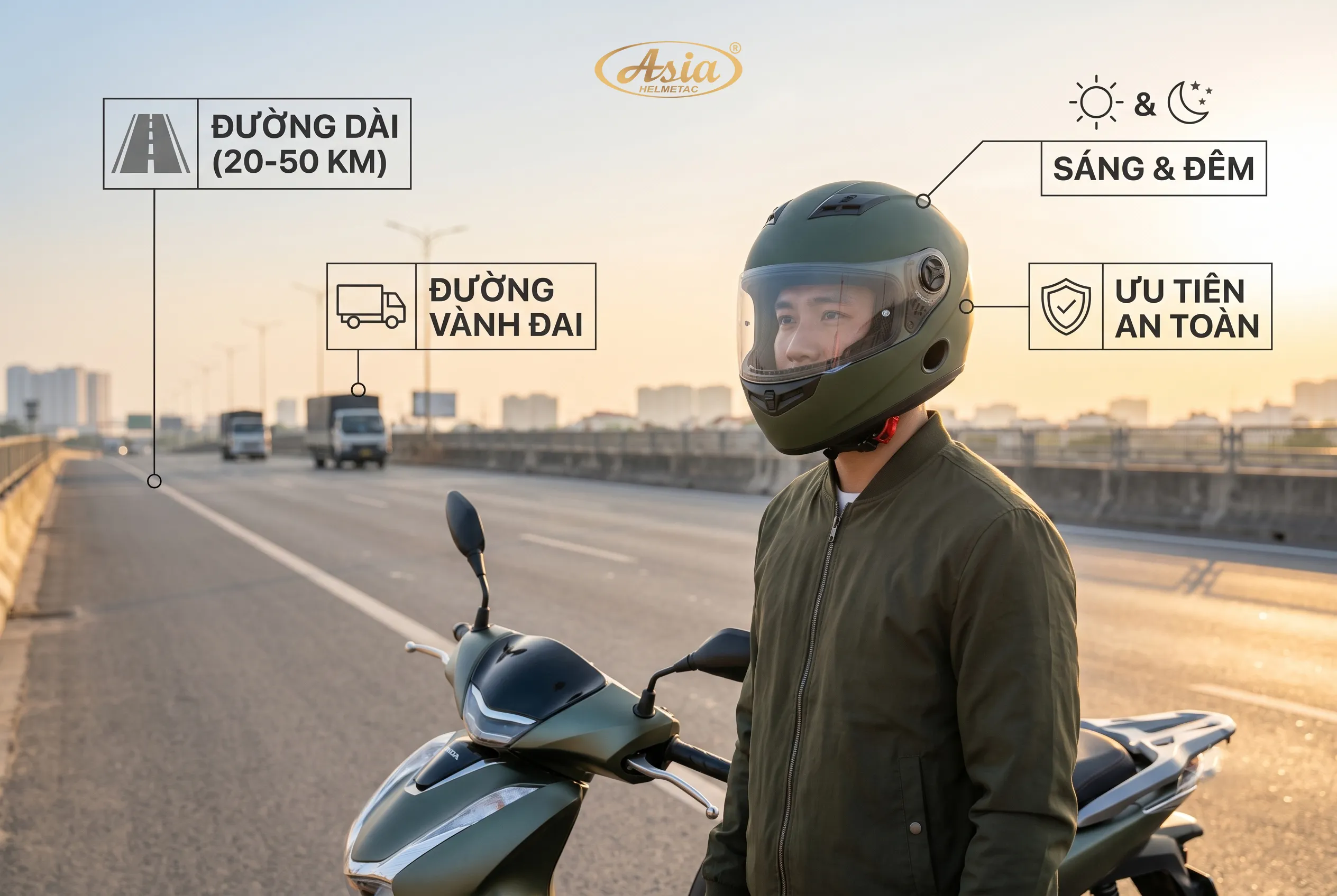 Khi nào nên và không nên dùng Fullface đi phố