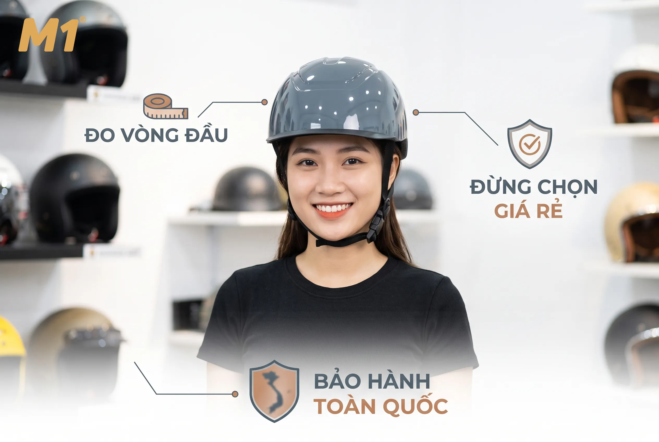 Những lưu ý khi mua mũ bảo hiểm